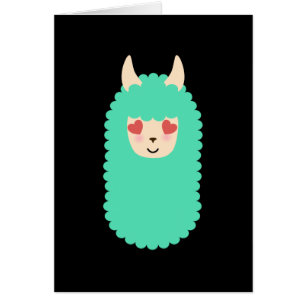 Lama Emoji d'amour