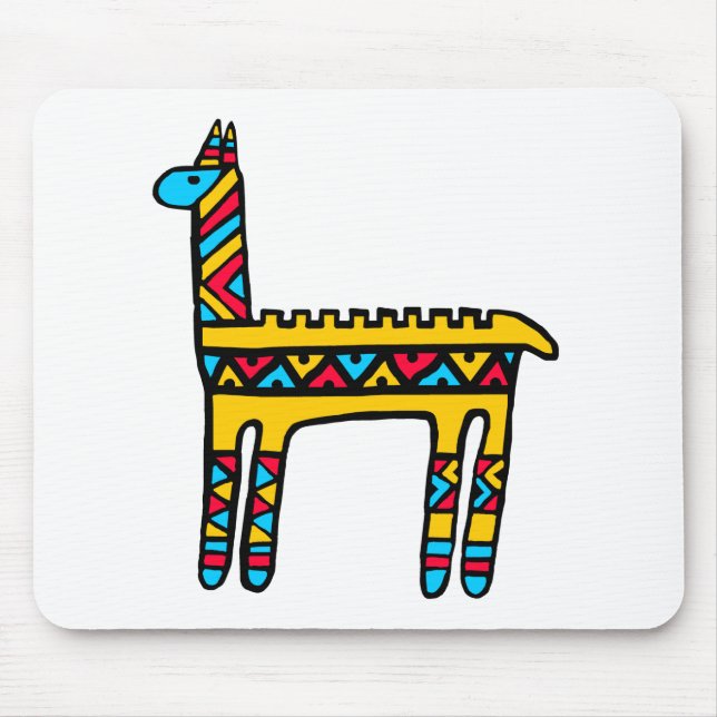Lama-Farben Mousepad (Vorne)