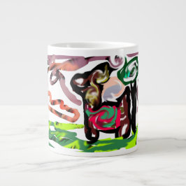 Lama Faul Jumbo-Tasse