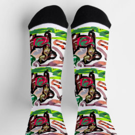 Lama Faul Socken