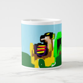 Lama Freude Jumbo-Tasse