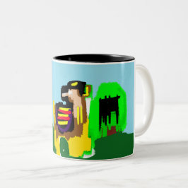 Lama Freude Zweifarbige Tasse