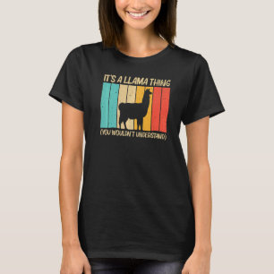Lama für Männer Frauen Alpaca Landwirtschaftliche T-Shirt