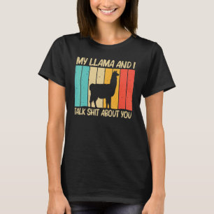 Lama für Männer Frauen Alpaca Landwirtschaftliche T-Shirt