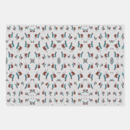 Lama Geschenkpapier Set