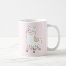 Lama in der Leegwarmers-Tasse