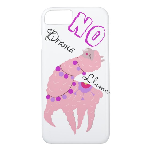 Lama kein Drama Case-Mate iPhone Hülle (Rückseite)