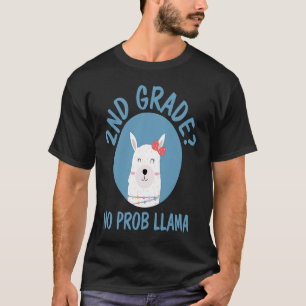 Lama-Lehrerin der zweiten Klasse zurück zur Schule T-Shirt
