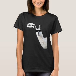 Lama Mia mit Sonnenbrille Cool Llama Pun T-Shirt