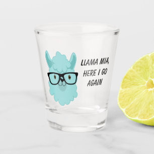 Lama Mia Schnapsglas