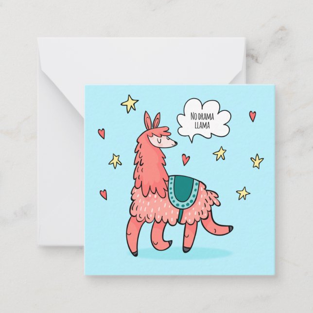 Lama Mitteilungskarte (Vorderseite)