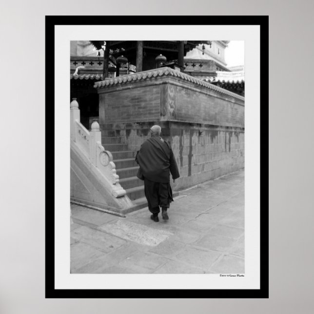 Lama Monk Print Poster (Vorne)