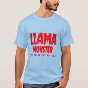 Lama Monster (der attraktive fette Typ) T-Shirt