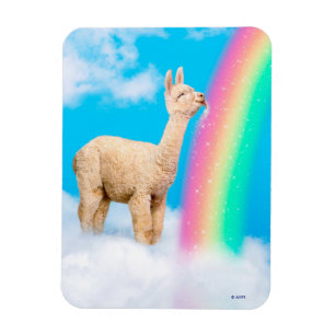 Lama-Regenbogen Magnet