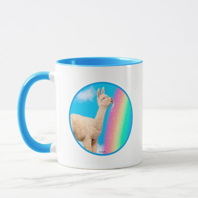 Lama-Regenbogen Tasse (Links)
