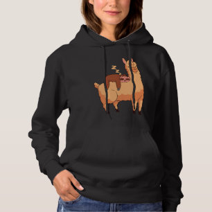 Lama und Schlafsessel Hoodie