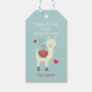 Lama-Valentinstag-Umbau Geschenkanhänger