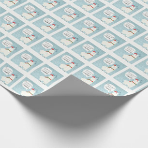 Lama-WeihnachtsPackpapier Geschenkpapier