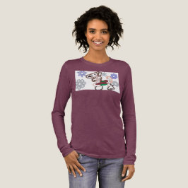 Lama-Winter-Spaß Tri-Blend Shirt