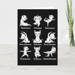 Lama Yoga - Lustiges Alpaka Sportgymnastik Yoga Gi Karte