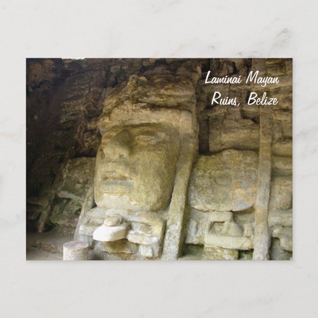 Lamanai Mayan Ruins, Belize Postkarte (Vorderseite)