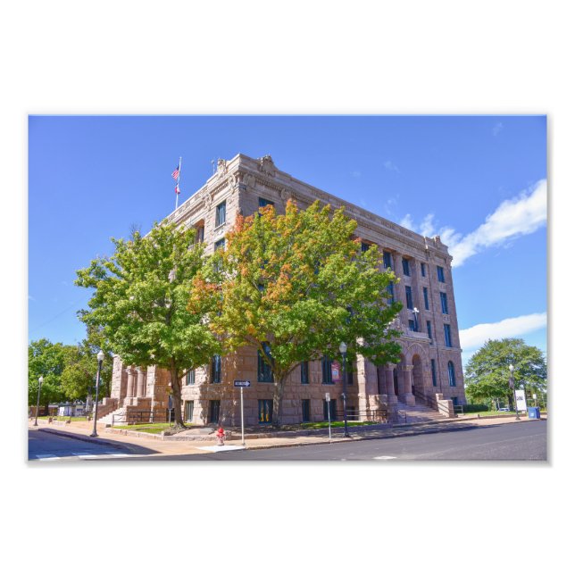 Lamar County Courthouse, Paris, Texas Fotodruck (Vorne)