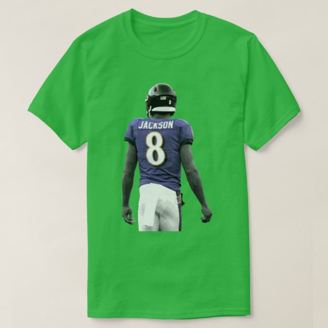 Lamar Jackson Cut Out T-Shirt (Design vorne)