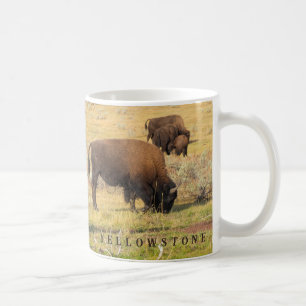 Lamar Valley Bison Yellowstone Nationalpark Kaffeetasse