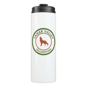 Lamar Valley Yellowstone Wolf Thermosbecher