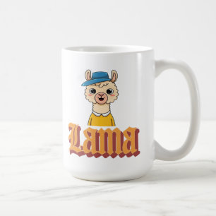 Lamas Schönheit im Detail Kaffeetasse