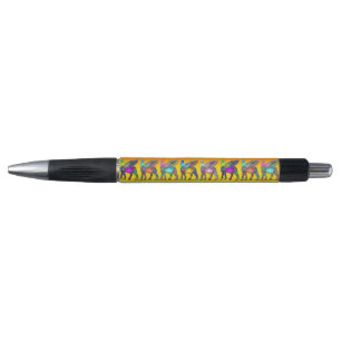 Lamassu dans le stylo couleur