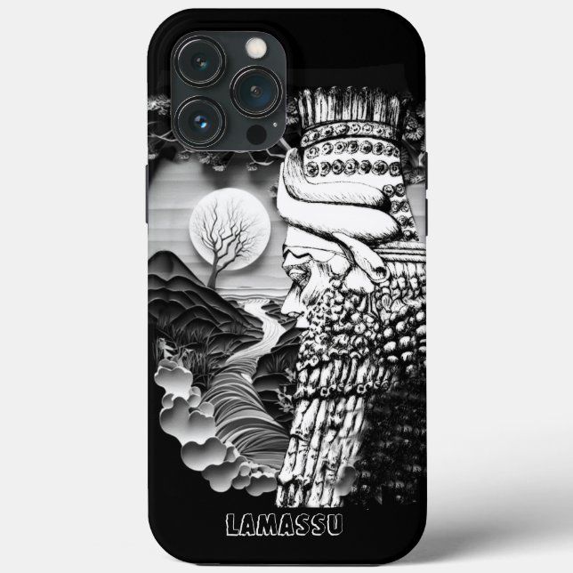Lamassu Portrait iPhone / iPad Gehäuse Case-Mate iPhone Hülle (Rückseite)