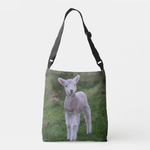 Lamb Baby Sheep Farm Tragetaschen Mit Langen Trägern