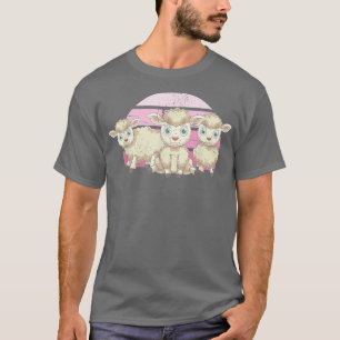 Lamb Farming Farm Animal Family Farmer Sheep T-Shirt
