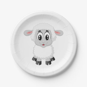 Lamb-Papierplatte Pappteller