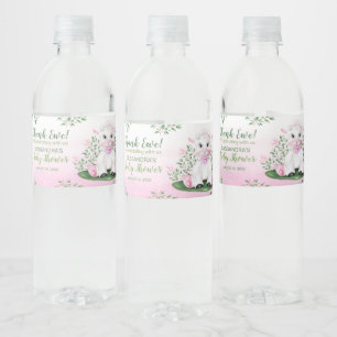 Lamb Pink Floral Baby Dusche