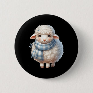 Lamb Sheep Easter Lamb Easter Shepherd Gifts Button