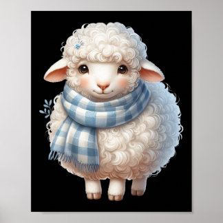 Lamb Sheep Easter Lamb Easter Shepherd Gifts Poster