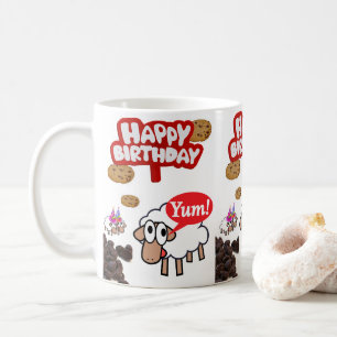 Lamb Tasse Happy Birthday Tasse