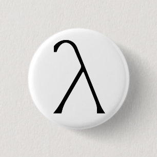 Lambda-Abzeichen Button