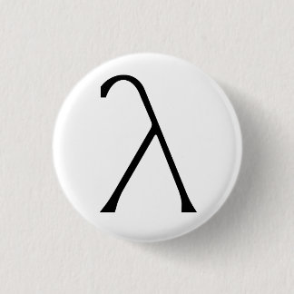 Lambda-Abzeichen Button