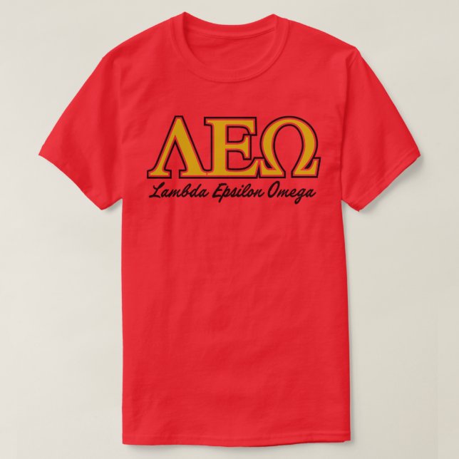 Lambda Epsilon Omega 1 T-Shirt (Design vorne)
