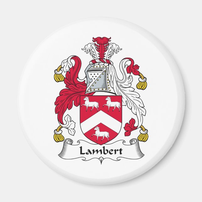 Lambert Familienwappen Magnet (Vorne)
