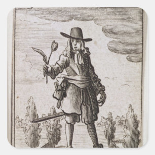 Lambert Simnel, Ritter der goldenen Tulpe Quadratischer Aufkleber