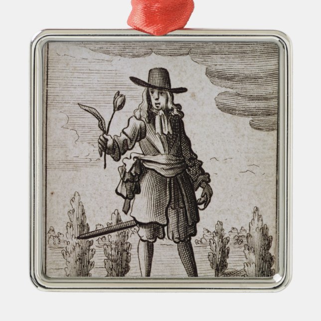 Lambert Simnel, Ritter der goldenen Tulpe Silbernes Ornament (Vorne)