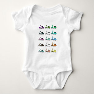Lambretta Pop-Kunst Baby Strampler