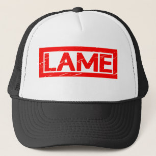Lame Briefmarke Truckerkappe
