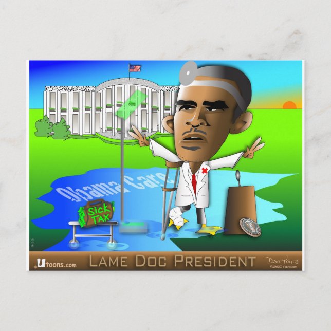 Lame Doc Präsident Postkarte (Vorderseite)