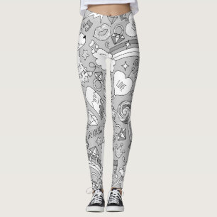 Lamellenmuster 4 leggings