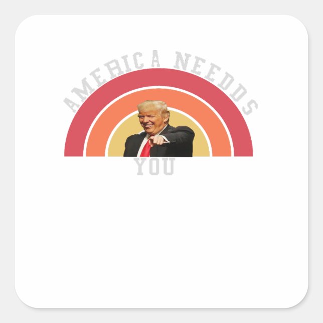 l'amérique de trump a besoin de vos autocollants (Devant)